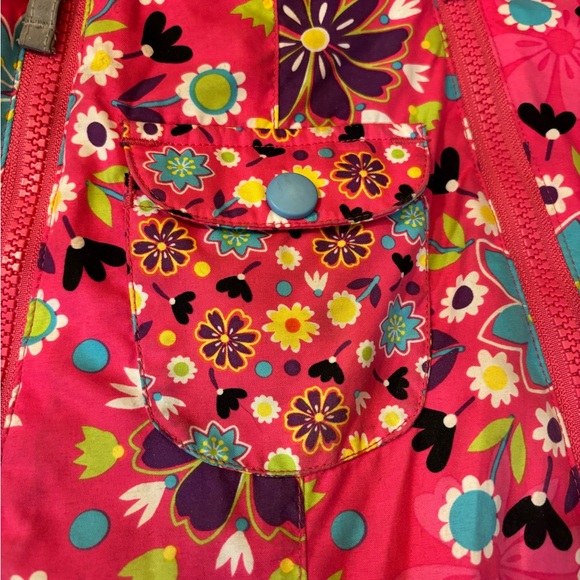 Hanna Andersson Pink Floral snow suit - 18-24 months - Picture 3 of 7